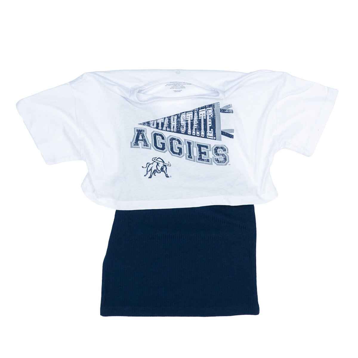 Youth Utah State Aggies Pennant Layered Top